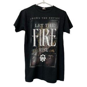 Crown The Empire Texas Band Metal T Shirt Size Small Rock‎ Punk Hip Hop Grunge
